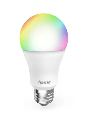 Cenový Hit Hama Smart LED žárovka čirá E27 A60 WLAN Matter 9W RGBW