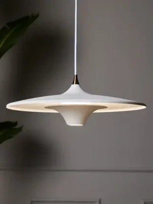 Poslední Šance LOOM DESIGN LED závěsné světlo Moja, Ø 35 cm, bílé