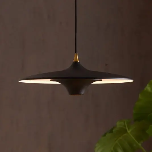 LOOM DESIGN LED závěsné světlo Moja, Ø 42 cm, černé Cenový Hit