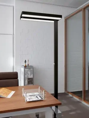 LED stojací lampa MAULjuvis, černá, stmívatelné 196 cm Finální Výprodej