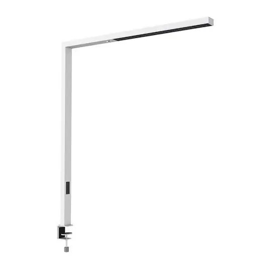 Sleva LED stolní lampa MAULsirius, bílá, stmívatelná, CCT, svěrná patice
