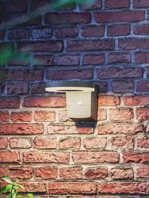 Aktuální Philips LED solární nástěnné světlo Zonal, Ø hlava 16 cm