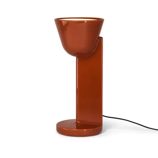 Aktuální Stolní lampa FLOS Céramique Up, červená