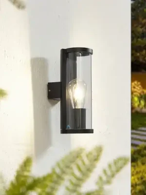 Nejprodávanější Venkovní nástěnné svítidlo Lucande Zanta, výška 28,2 cm, IP65, černá barva