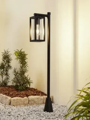 Výhodná Nabídka Osvětlení cesty Lucande Siveta, výška 100 cm, černé, E27, IP65
