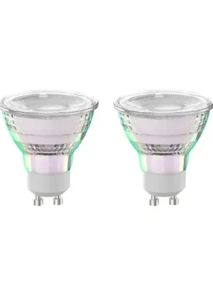 Značkový Arcchio LED žárovka GU10 2,5W 6500K 450lm sada 2 ks ve skle