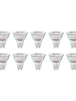 Aktuální Arcchio LED žárovka GU10 4,7W 2700K 850lm sada 10 ks ve skle
