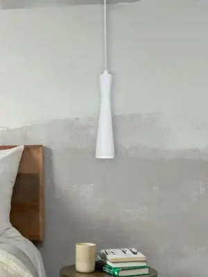 Novinka IT‘S ABOUT ROMI Závěsné svítidlo Bordeaux, bílé, jedno světlo