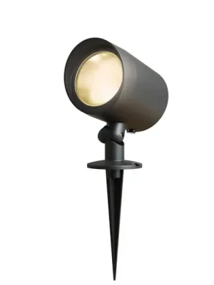 Venkovní reflektor Calex LED, zemní hrot, zástrčka, černý, 2 700 K Nízká Cena