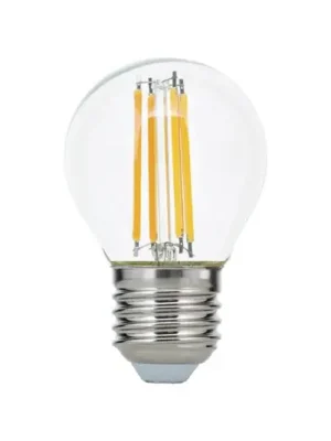 Akce LED žárovka E27 G45 čirá 6W 827 720lm stmívatelná