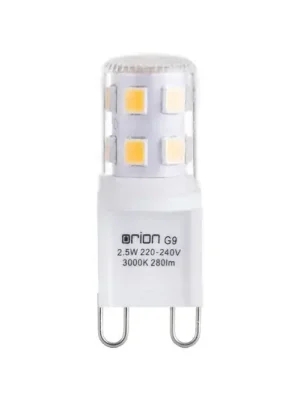 Kolíčková LED žárovka, čirá, G9, 2,5 W, 3 000 K, 280 lm Must-Have