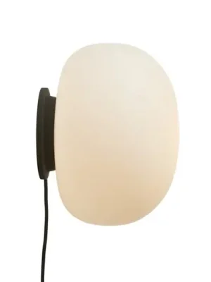 Poslední Šance FRANDSEN Nástěnné světlo Supernate, Ø 28 cm, bílé/opálové, vypínač