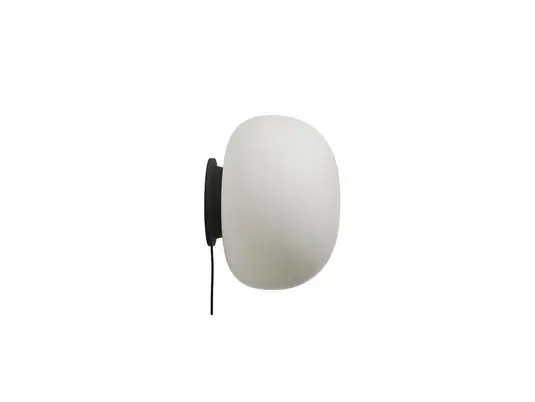 Časově Omezené FRANDSEN Nástěnné světlo Supernate, Ø 38 cm, vypínač, opálová/bílá