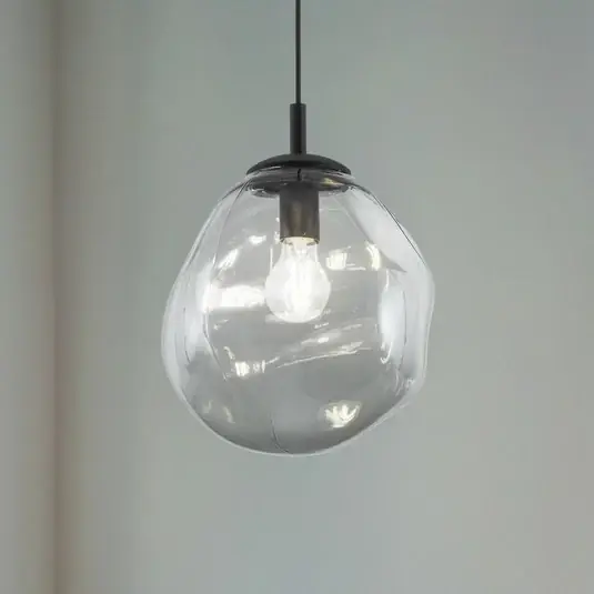 Sol Mini závěsné svítidlo, sklo, Ø 25 cm, černá/grafitově šedá Finální Výprodej