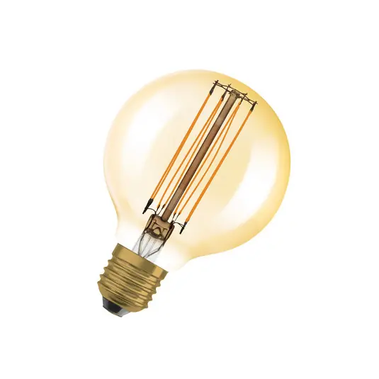 Ihned K Objednání OSRAM LED Vintage 1906, G80, E27, 5,8 W, zlatá, 2 200 K, stm.