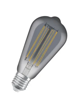 Expresní Doručení OSRAM LED Vintage 1906 Edison, šedá, E27, 11 W, 818, stmívatelná