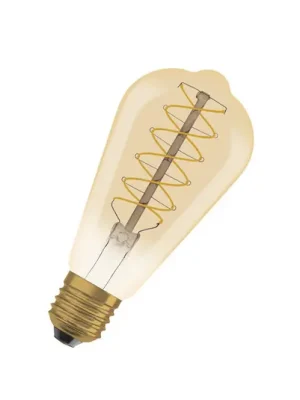 Objednat Nyní OSRAM LED Vintage 1906 Edison, zlatá, E27, 4,8 W, 822, stm.