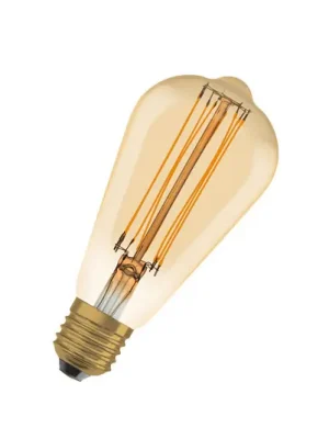 Dokud Zásoby Vydrží OSRAM LED Vintage 1906 Edison, zlatá, E27, 5,8 W, 822, stm.
