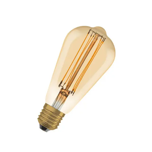 Dokud Zásoby Vydrží OSRAM LED Vintage 1906 Edison, zlatá, E27, 5,8 W, 822, stm.