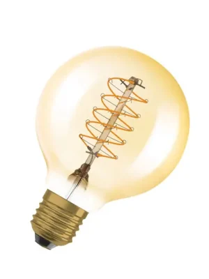 OSRAM LED Vintage 1906, G80, E27, 7 W, zlatá, 2 200 K, stm. Nová Kolekce