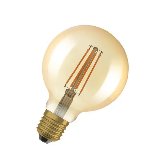 OSRAM LED Vintage 1906, G95, E27, 6,5 W, zlatá, 2 400 K, stm. Nakupujte Hned
