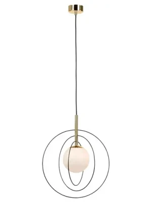 Euluna závěsné světlo Spinn, 1-světelný, sklo, Ø 35 cm Must-Have