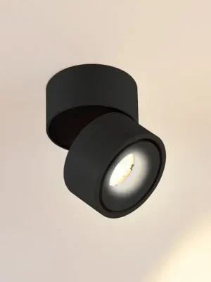 Arcchio LED stropní bodové světlo Rotari, 980 lm, 1 svítidlo, černé Ověřený