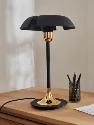 AYTM stolní lampa Cycnus, černá, železo, výška 48 cm, E27 Nejlepší Cena