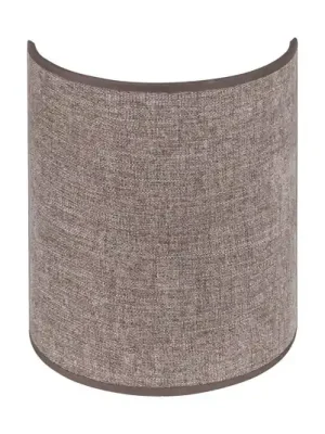 Euluna nástěnné světlo Celine, cappuccino, chenille látka, 24 cm Super Cena