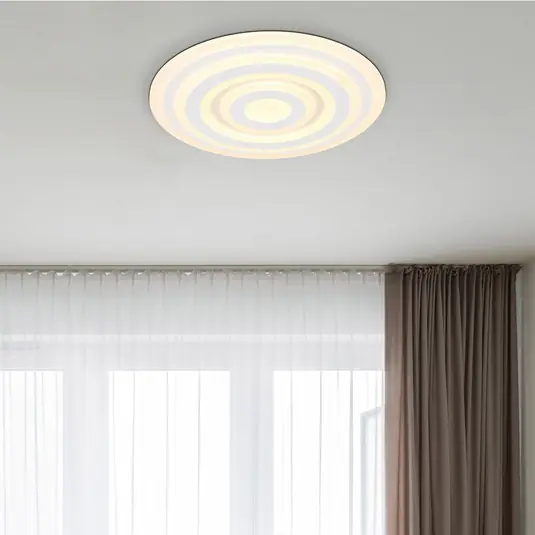 Expresní Doručení Stropní svítidlo Alois LED, bílé, Ø 49 cm, kov/akryl