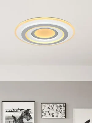 Stropní svítidlo Sabatino LED, Ø 48 cm, bílá/antracitová, CCT Rychlé Dodání