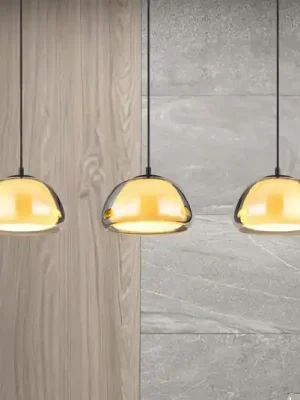Aktuální Závěsné svítidlo Jella, délka 95 cm, kouřově šedá, 3 světla, sklo