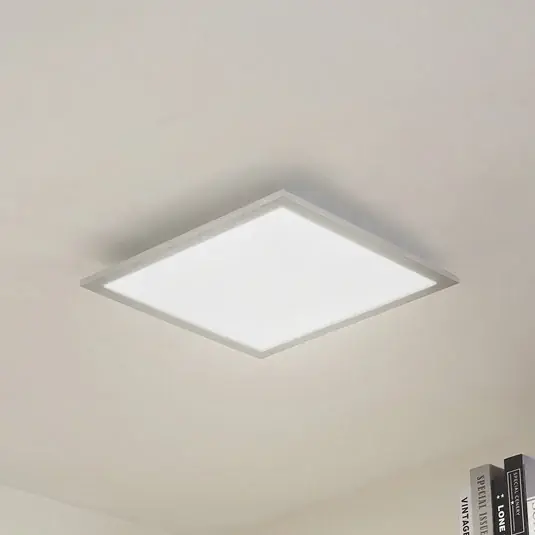 Arcchio LED panel Lyndra, 40 cm, stříbrný, hliník, stmívatelný, CCT Přímo Od Výrobce