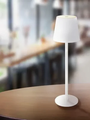 Akční Cena LED stolní lampa Vannie, bílá, výška 36 cm, IP44