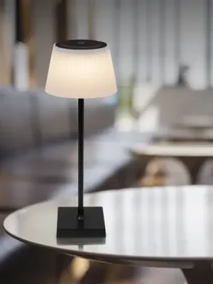 Novinka Nabíjecí stolní lampa Gregoir LED, matná černá, výška 38 cm, CCT