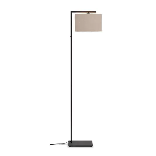 Aktuální It‘s about RoMi stojací lampa Boston, Ø 32 cm, černá/krémová