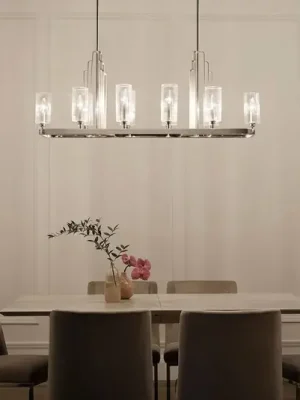 Omezená Nabídka Závěsné svítidlo Kimrose, 10 světel, leštěný nikl