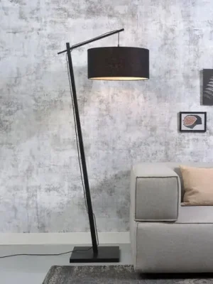 Přímo Od Výrobce GOOD & MOJO Stojací lampa Andes, černá/černá