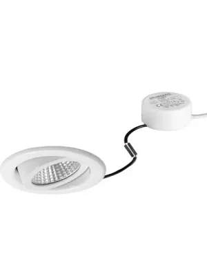 Aktuální BRUMBERG LED vestavný bod BB09, RC, kulatý ovladač, bílý