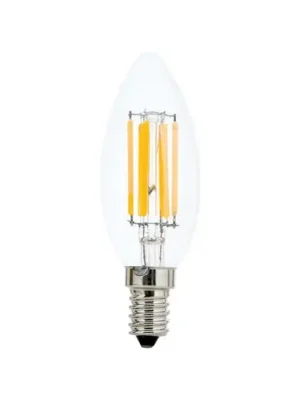 LED žárovka E14 C35 čirá 6W 827 720lm stmívatelná Speciální Cena