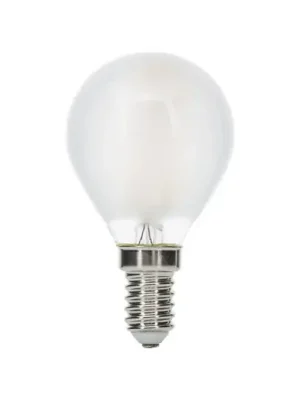 LED žárovka E14 G45, matná, 6W, 2 700 K, 720 lm, stmívatelná Super Cena