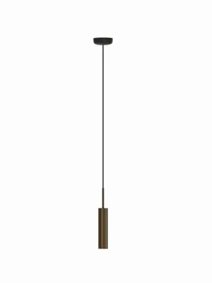 Závěsné světlo Audo Tubulaire, výška 24 cm, bronz, hliník Cenová Bomba