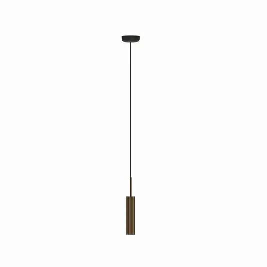 Závěsné světlo Audo Tubulaire, výška 24 cm, bronz, hliník Cenová Bomba