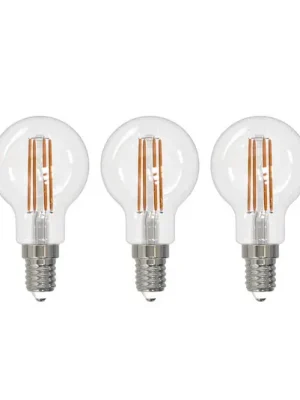 Arcchio LED žárovka E14 G45, sada 3 kusů, 3000 K Zlevněný
