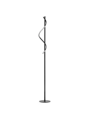 Zlevněný Stojací lampa Eunice LED, výška 150 cm, černá, kovová