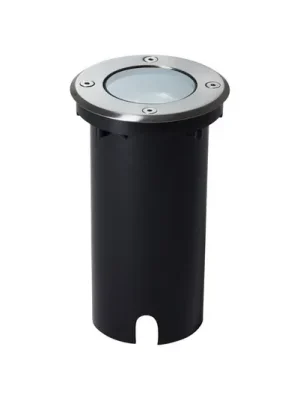 Bezpečná Platba Podlahové svítidlo Itch, Ø 11 cm, nerezová ocel, kov
