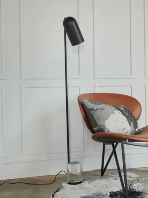 AYTM stojací lampa Luceo, černá Vrácení Zdarma
