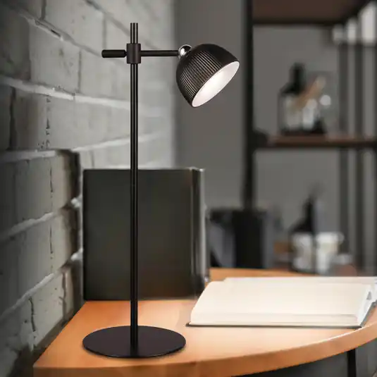 Dokud Zásoby Vydrží Nabíjecí stolní lampa Maxima LED, černá, výška 41 cm, plastová