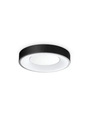 Ideal Lux LED stropní svítidlo Planet, černé, Ø 30 cm, kovové Víkendová Akce