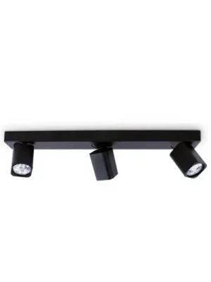 Ideal Lux Rudy Square stropní bodové svítidlo, černé, 3 světla, kovové Nejlepší Volba